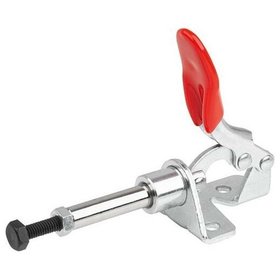 KIPP - SCHUBSTANGENSPANNER, MIT KONSOLE, MINI, F2=500, STAHL VERZINKT, KOMP:KUNSTSTOFF ROT