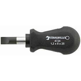 STAHLWILLE® - Vergaserschraubendreher DRALL 0,6mm x 3,5mm Klingen-L.25mm