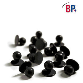 BP® - Kugelknopf 1031 003, schwarz, 1