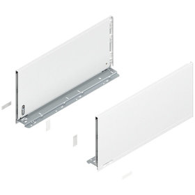 Blum - Zarge für LEGRABOX pure, Höhe F (241,0mm), NL=500mm, links/rechts, seidenweiß