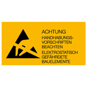 Warmbier® - Warnschild EGB deutsch, Rolle mit 1.000 Aufklebern 36x75mm