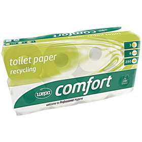 wepa - Toilettenpapier Comfort 3-lagig weiß 72 Rollen