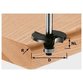 Festool - Profilfräser Radius Schaft-ø8mm HW ø42mm R 6mm