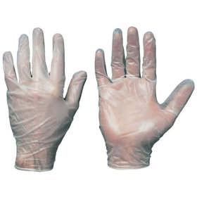 strongHand® - Handschuh SANYA 0431, Kat. I, farblos, Größe 10H