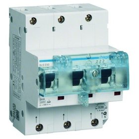 hager - SLS-Schalter E 3p REG 50A 230V 690V/Ui 25kA 6kV Gr:2 IP2X