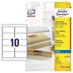 AVERY™ Zweckform - J4722-25 Adress-Etiketten 96 x 50,8 mm, transparent 250 Stück/Packung