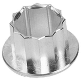 KIPP - SCHONEINSATZ FÜR RINGSCHLÜSSEL ALUMINIUM, NATUR, SW2=7, SW=10