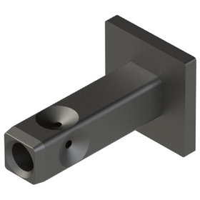 HETTICH - Cadro Wand- / Bodenbefestigung 18 x 18 mm schwarz matt