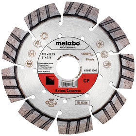 metabo® - Diamanttrennscheibe 125x22,23mm, "CP", Beton "professional" (628571000)