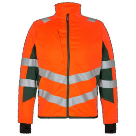 Engel - Safety Arbeitsjacke 1544-314, Orange/Grün, Größe 4XL