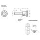Ganter Norm® - 124.1-12-63 Edelstahl-Steckbolzen mit Axialsicherung (magnetisch)