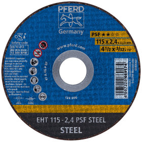 PFERD - Trennscheibe EHT 115x2,4x22,23 mm gerade Universallinie PSF STEEL für Stahl