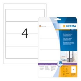 HERMA - Inkjet Etiketten, 192x61,5mm, weiß, Pck=100 Stück, 4826