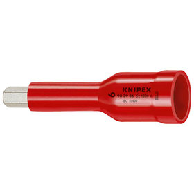 KNIPEX® - Steckschlüsseleinsatz für Innensechskantschrauben mit Innenvierkant 1/2" 75 mm 984905