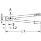 KSTOOLS® - Kabelschere mit Schutzisolierung, 500mm