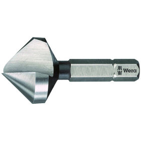 Wera® - 845 Einschneide-Kegelsenker-Bit 1/4" 90° ø6,30 x 32mm