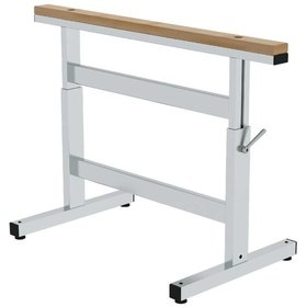 MUNK Günzburger Steigtechnik - Arbeitsbock Aluminium höhenverstellbar H 700-1000mm bis 250kg Fichtenholz