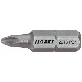 HAZET - Bit 2216-PZ1, 1/4" für Pozidriv Profil PZ1
