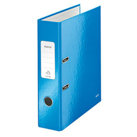 LEITZ® - Ordner WOW 10050036 DIN A4 80mm Pappe blau metallic