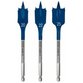 Bosch - EXPERT SelfCut Speed Flachfräsbohrer-Set, 20/22/25mm, 3-teilig für Bohrmaschinen (2608900331)