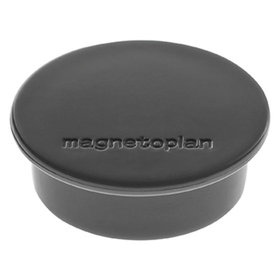magnetoplan - Magnet Discofix Color 1662012 40mm schwarz 10er-Pack