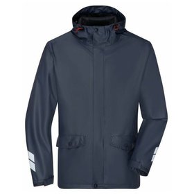 James & Nicholson - Workwear Regenjacke JN1846, navy-blau, Größe XS