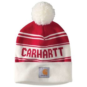 carhartt® - Beanie KNIT CUFFED LOGO BEANIE, red