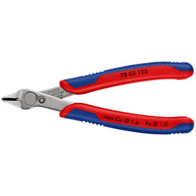 KNIPEX® - Electronic Super Knips® mit Mehrkomponenten-Hüllen 125 mm 7803125