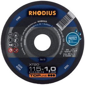 RHODIUS - Trennscheibe XT20 115x1,0mm gerade