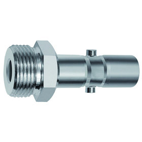 RIEGLER® - Nippel für Kupplung NW 11, schwere Reihe, 2-stufig, Stahl, G 1/2" A