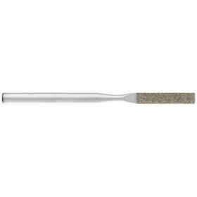 PFERD - Diamantfeile für Handfeilgerät flachst. 3,0x1,0x50mm Schaft-Ø3 mm D126 (mittel) beidseitig