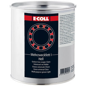 E-COLL - Mehrzweck-Universalfett Typ I hell, säurefrei, 1kg Dose