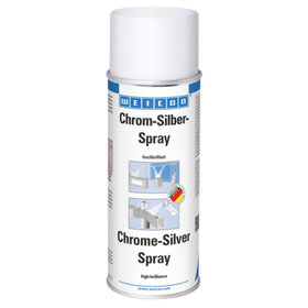 WEICON® - Chrom-Silber-Spray | hochbrillante Oberflächenbeschichtung | 400 ml