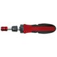 GEDORE red® - Bit-Schraubendreher Ratsche 1/4" 6-kant, Teleskopklinge, umschaltbar, R38910000