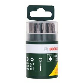 Bosch - Schrauberbit-Set, 10-teilig, inklusive SL (2607019454)