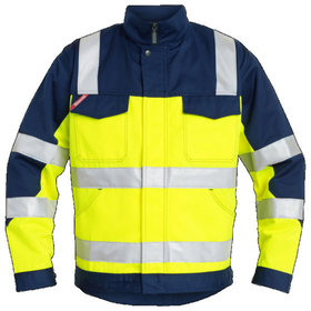 Engel - Safety Light Jacke 1501-520 nach EN ISO 20471, Warngelb/Marine, Größe M