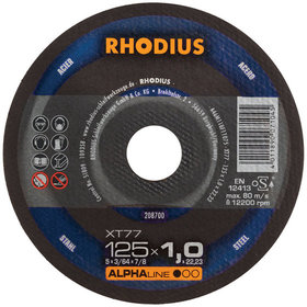 RHODIUS - Trennscheibe XT77 125x1,0mm gerade