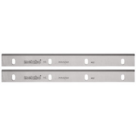 metabo® - 3 HSS Hobelmesser -18%W 410x25x3mm / 2-Einstellnuten. HC 410.2 (0911050390)