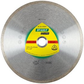 KLINGSPOR - Diamanttrennscheibe DT 600 F, 100 x 1,6 x 22,23mm 1,6 x 7mm, geschlossener Rand