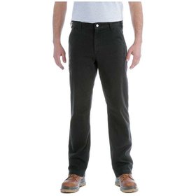 carhartt® - Herren Stretch Latzhose, gerade, STRETCH DUCK DUNGAREE, schwarz, Größe W36/L32