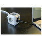 brennenstuhl® - ALEA-Power Steckdosenblock / Steckdosenwürfel 4-fach mit 1,4m Kabel