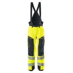 MASCOT® - Winterhose ACCELERATE SAFE, hi-vis Gelb/Schwarzblau, Größe S