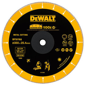 DeWALT - Diamanttrennscheibe Metall 355x25,4mm