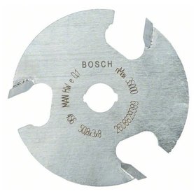 Bosch - Scheibennutfräser, dreischneidig, Hartmetall Schaft-ø8mm D1 50,8mm L 3mm G 8mm (2608629389)