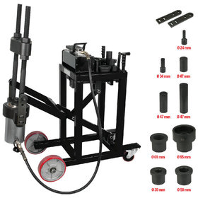 KSTOOLS® - Achsschenkelbolzen-Presse, 75t, mit Hülsen-Satz, 29-teilig