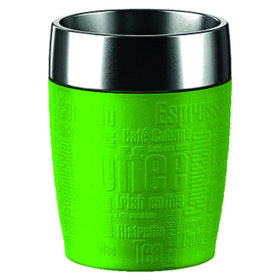 Emsa - Isolierbecher Travel Cup, 0,2 Liter, limette, 514516, mit Trink-Dreh-Verschluss