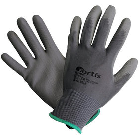 FORTIS - Handschuh Fitter PU, grau, SB, Größe 8