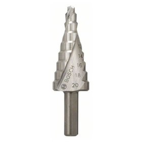 Bosch - Stufenbohrer HSS, 4 - 20mm, 8mm, 70,5mm, 9 Stufen (2608597519)