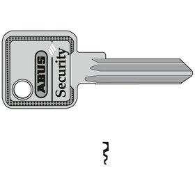 ABUS - Schlüsselrohling, C83 CY2L, eckig, Messing neusilber
