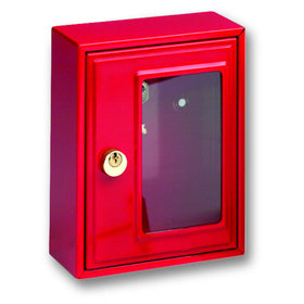 BURG-WÄCHTER - OA-Notschlüsselbox, abschließbar 6160, mit Haken, rot